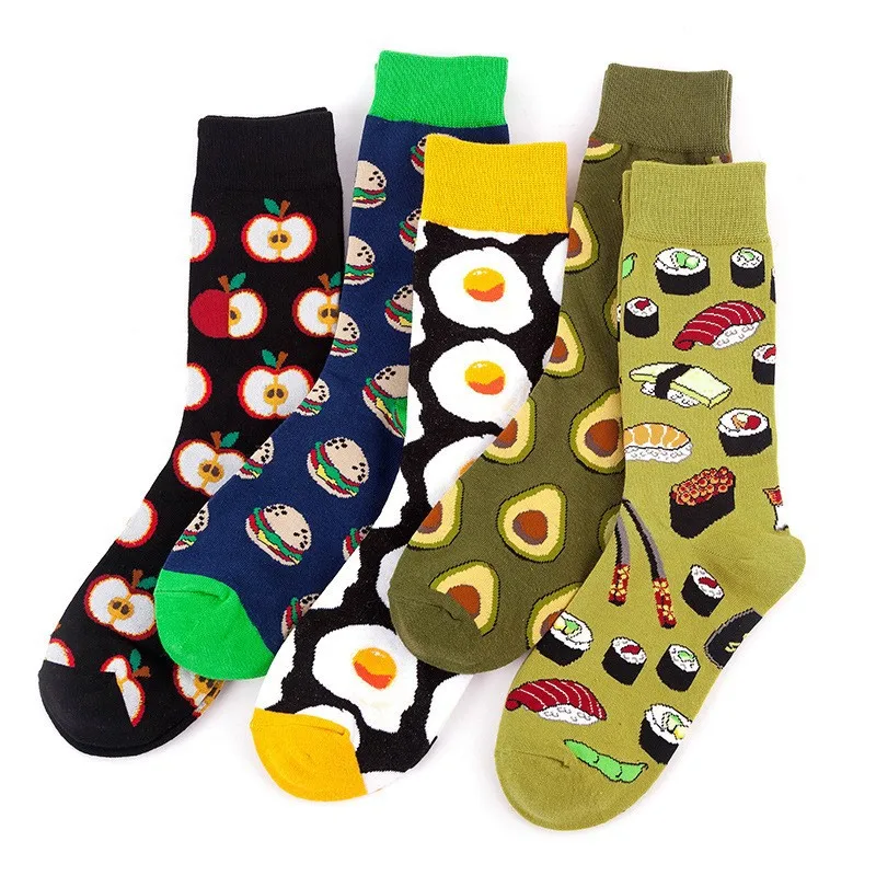 Street Fashion Youtube - 5 Pairs Cotton Fashion Personality Unisex