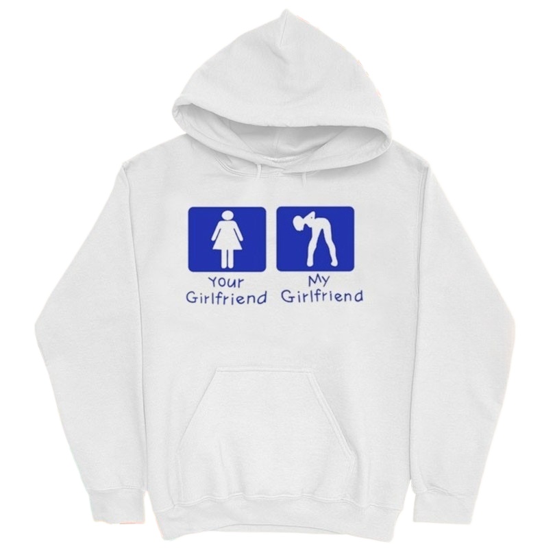 Street Fashion Vs Streetwear - Your Girl Vs My Girl Hoodie