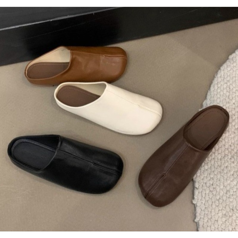 Street Fashion Lady - New Fashion Tabi Ninja Flats Leather