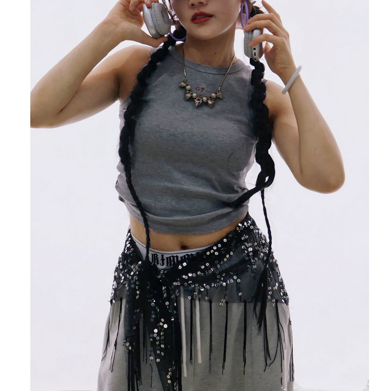 Street Fashion India - Fashion Sequins Belly Dance Belt Tassels