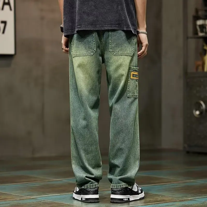 Street Fashion Jeans Men - Korean Fashion Vintage Jeans Men Baggy