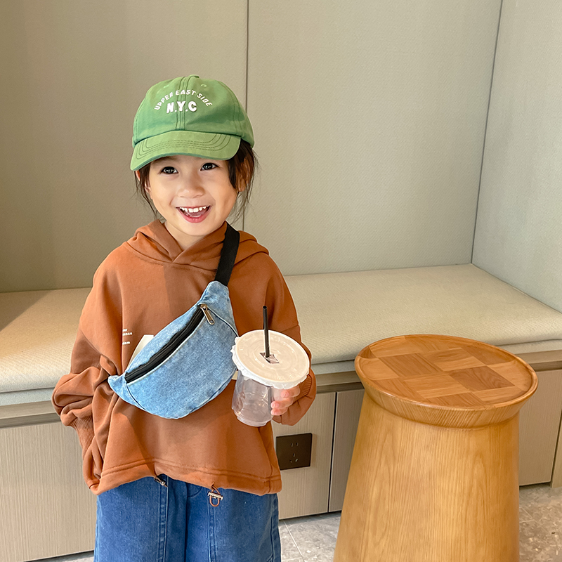 Street Fashion Kids - Fashion Denim Children's Waist Bags Leisure