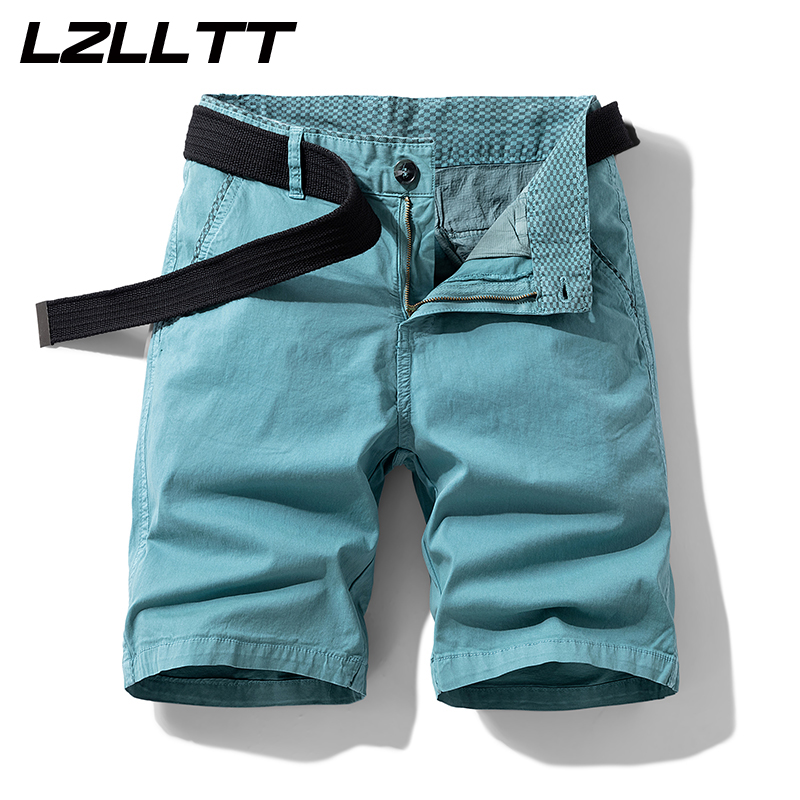 Street Fashion Art - New Summer Men Cotton Cargo Shorts