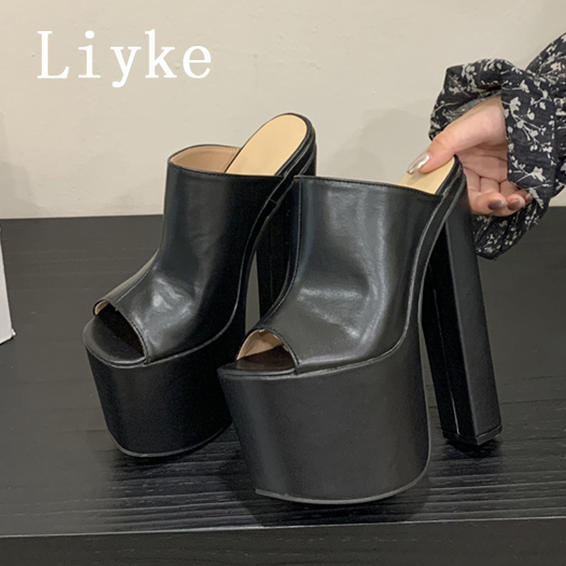 Fashion Street Night - Liyke Runway Fashion 18CM Extreme High