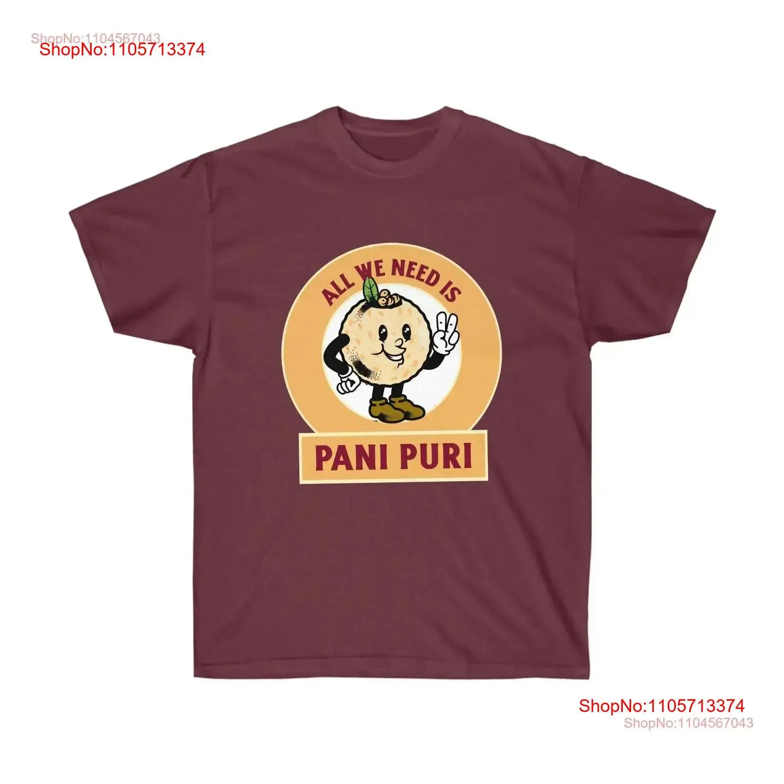 Street Fashion India - Pani Puri T Shirt Desi Taste
