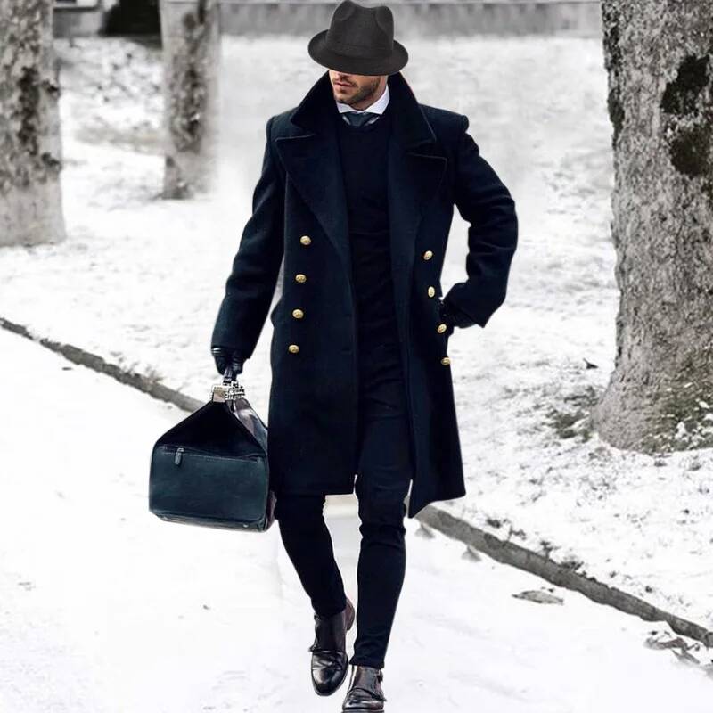 Street Fashion Taiwan - New Fashion Winter Windbreak Men 'S