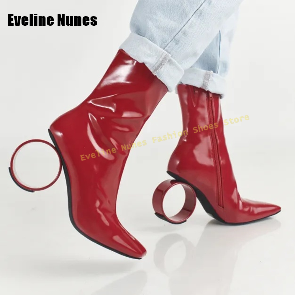 Shaped Heel Square Toe Fashion - Street Fashion Lady review and price