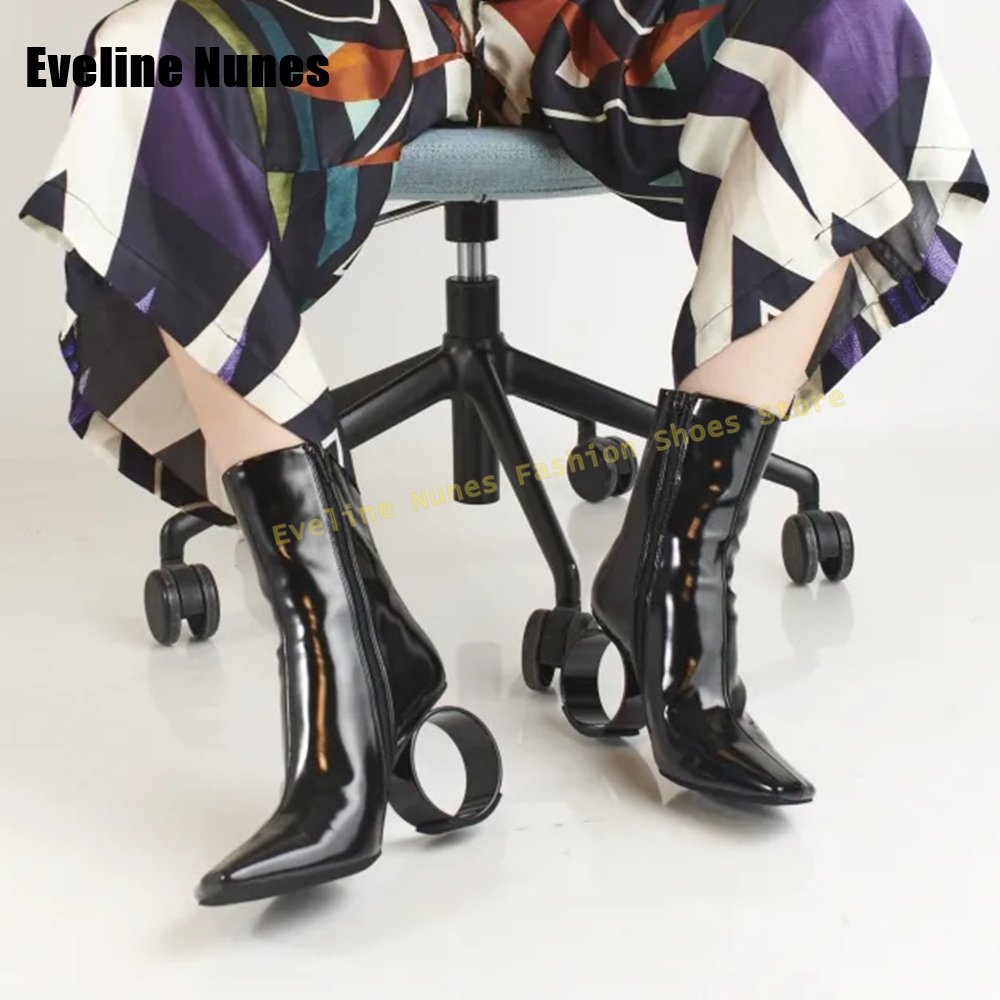 Shaped Heel Square Toe Fashion - Street Fashion Lady review and price