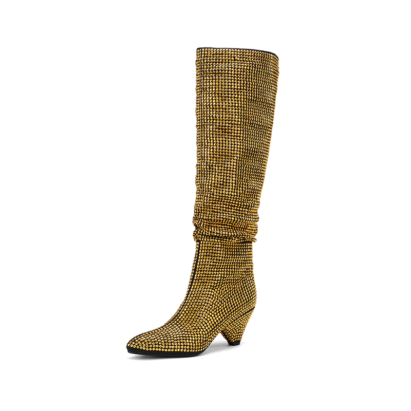Fashion Spike Heels Crystal Lo - Street Fashion Lady review and price