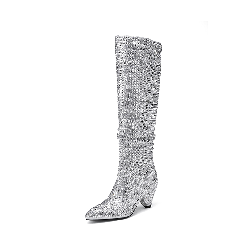 Fashion Spike Heels Crystal Lo - Street Fashion Lady review and price