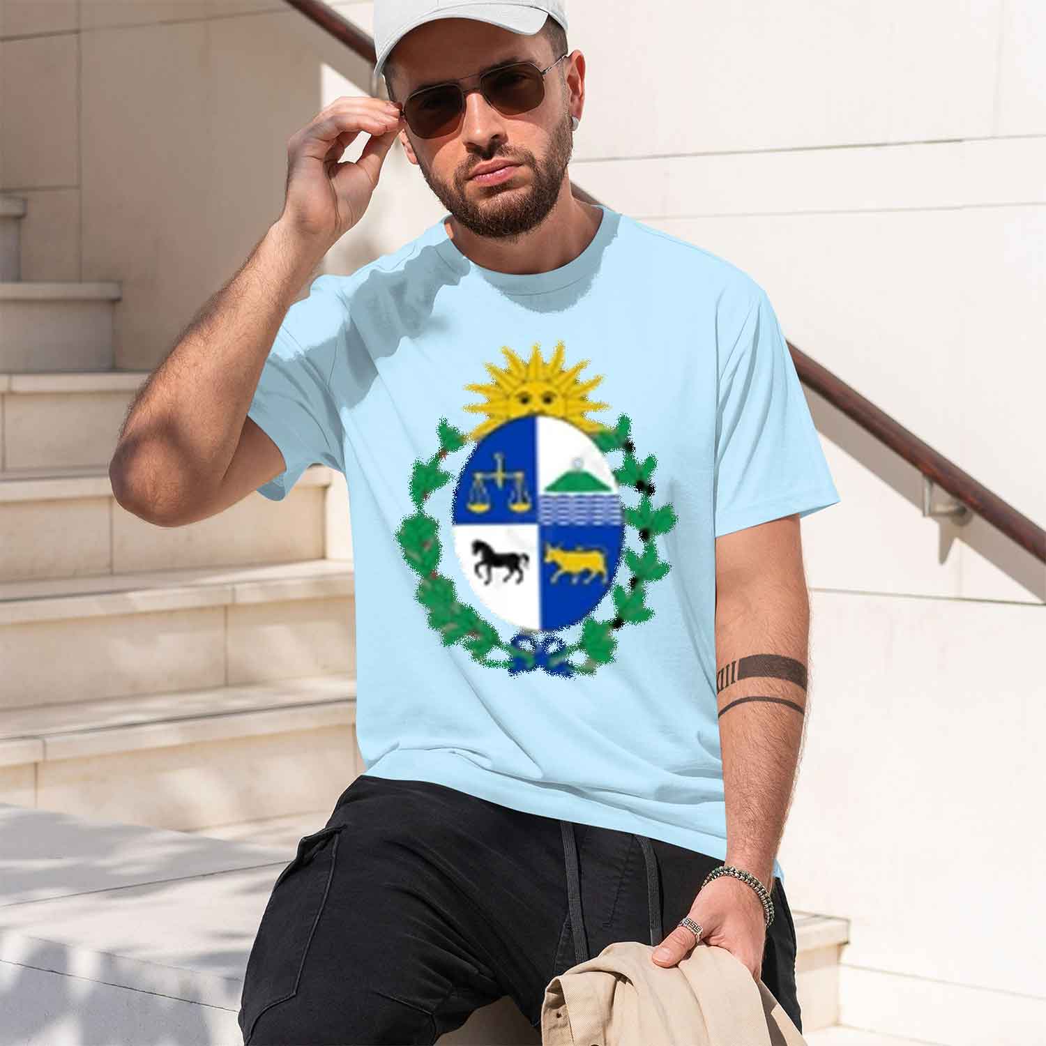 Coat of Arms of Uruguay Man Gr - Street Fashion China Models review and price