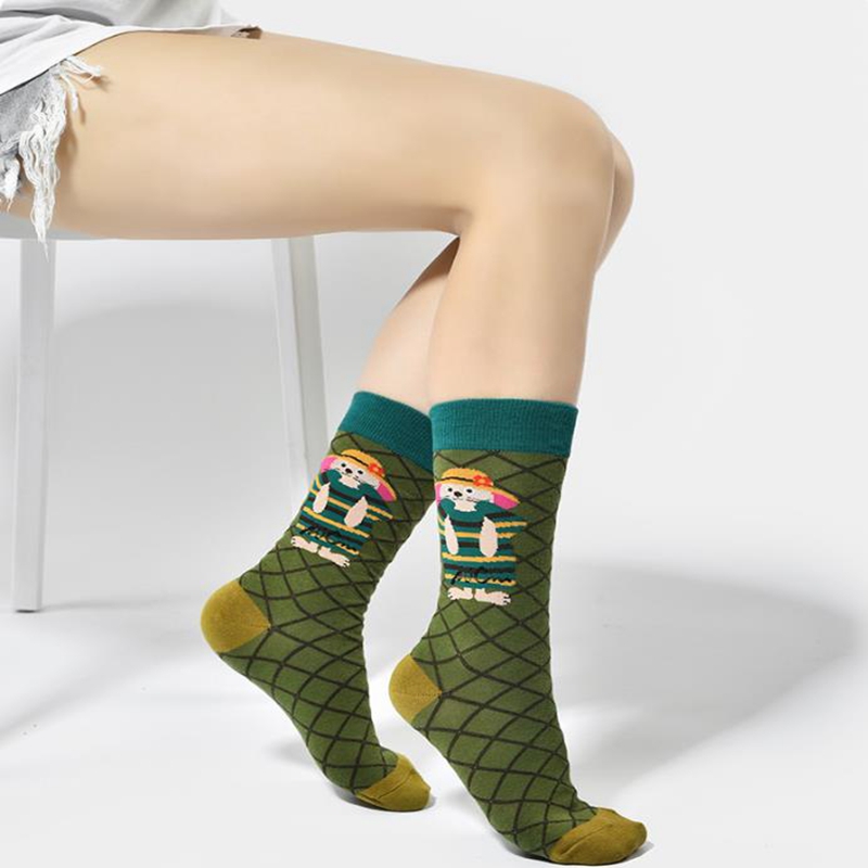 Women's Fashion Socks Cute Col - Street Fashion Youtube review and price