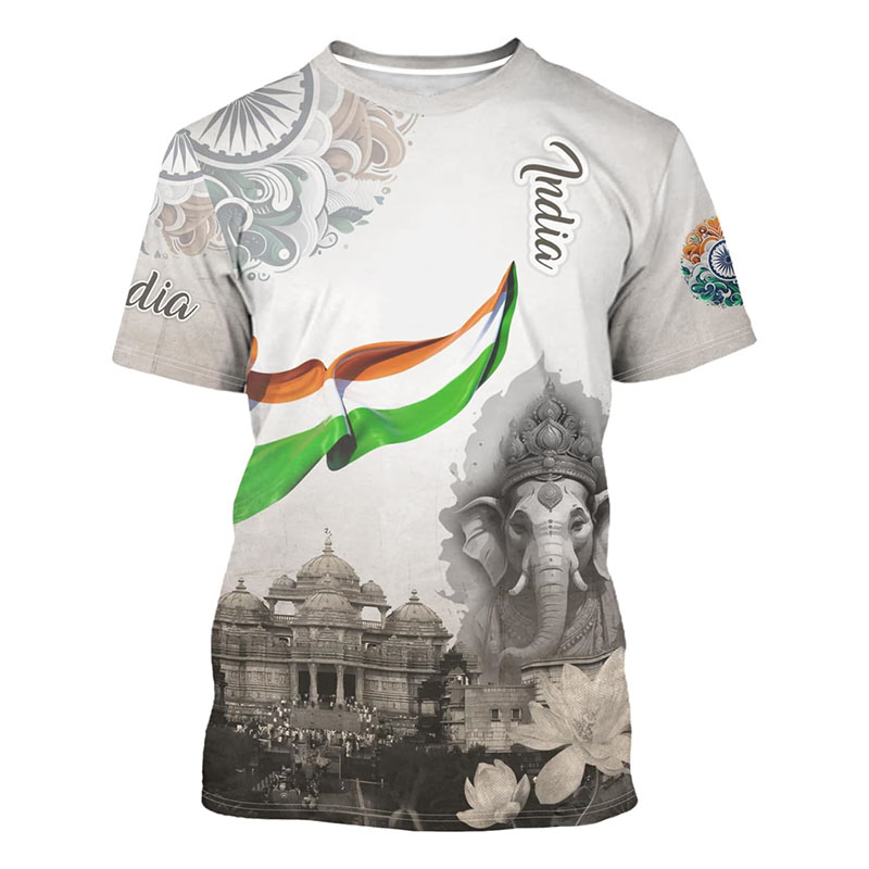 India Flag Print T-shirt Men's - Street Fashion India review and price