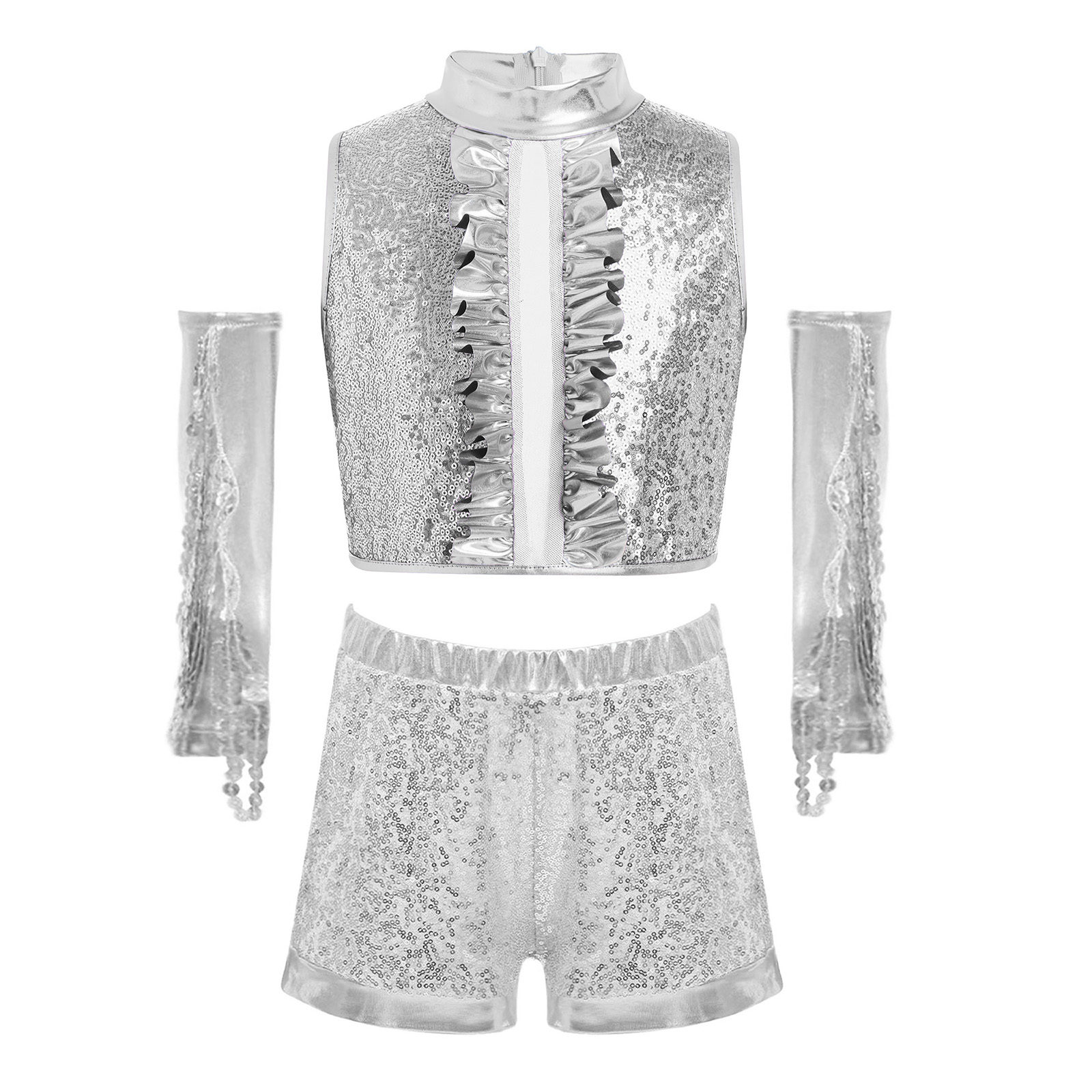 Kids Sparkling Metallic Sequin - Street Fashion Kids review and price