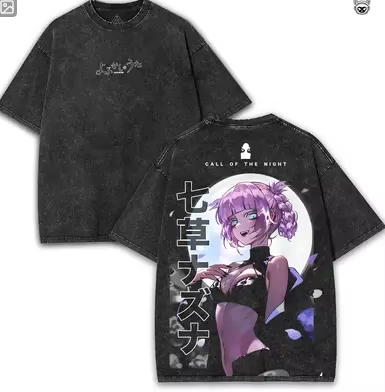 CALL OF THE NIGHT Washed T-shi - Fashion Street Night review and price