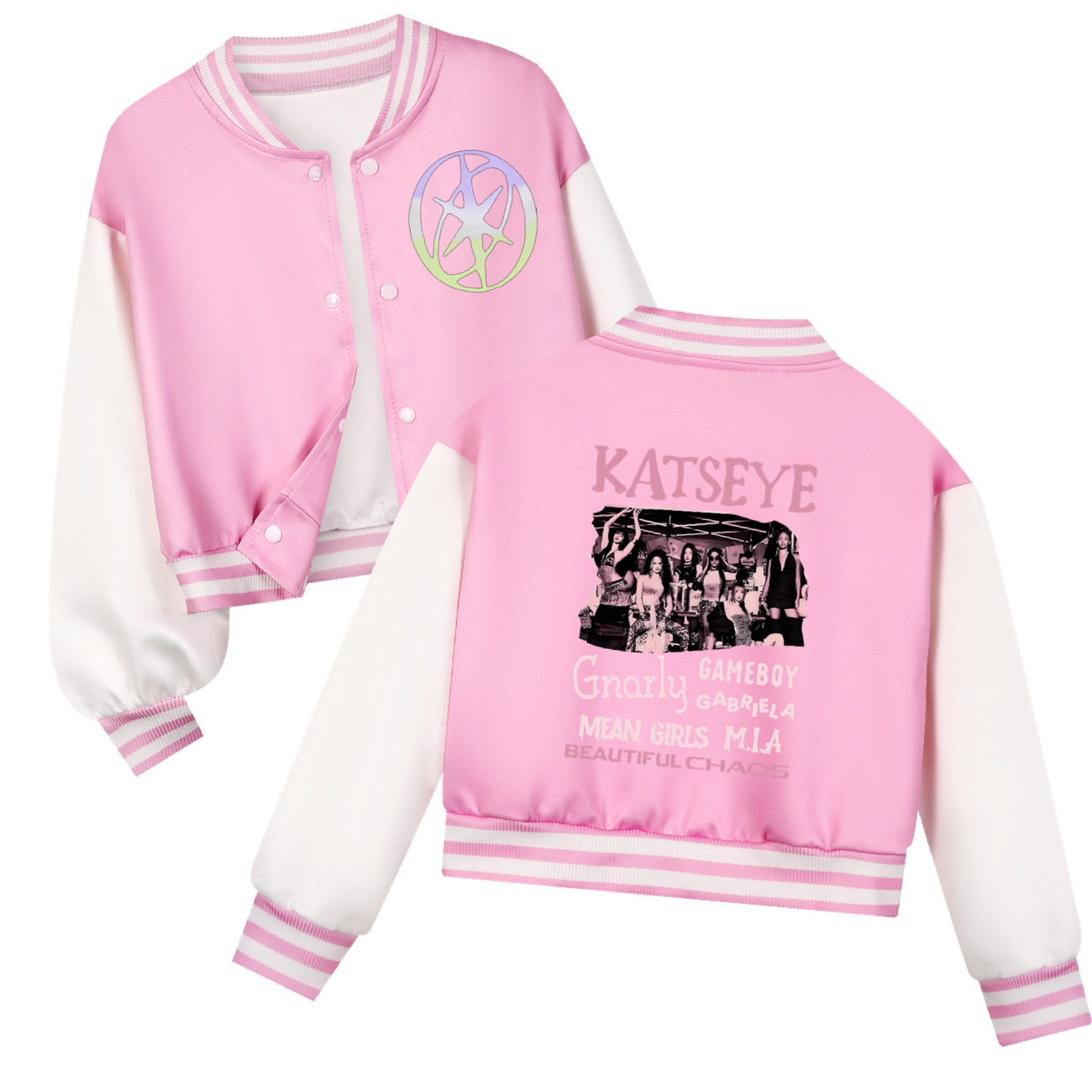 KATSEYE Printing Kids Short Ba - Street Fashion Kids review and price