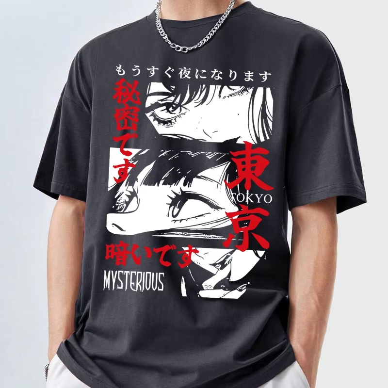 Men's Y2K Anime Pattern T-Shir - Street Fashion In Tokyo review and price
