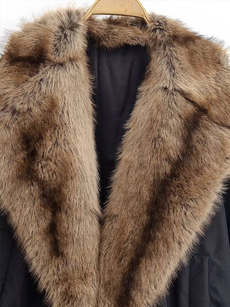 Women Fashion Faux Fur Collare - Street Fashion Taiwan review and price