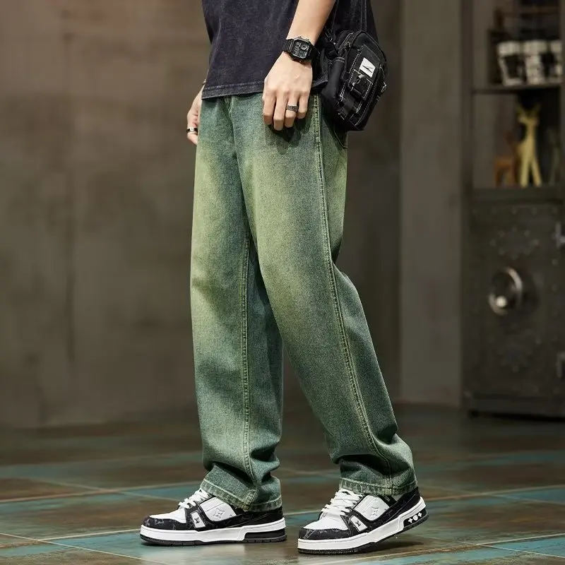 Korean Fashion Vintage Jeans M - Street Fashion Jeans Men review and price