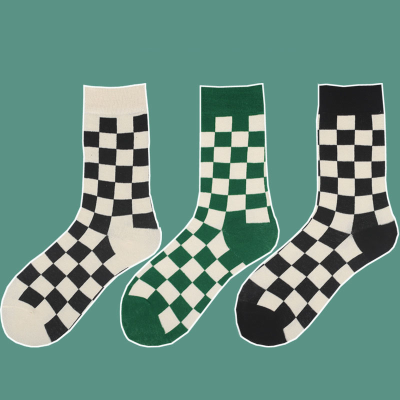 Women's Socks Black Checkerboa - Street Fashion Youtube review and price