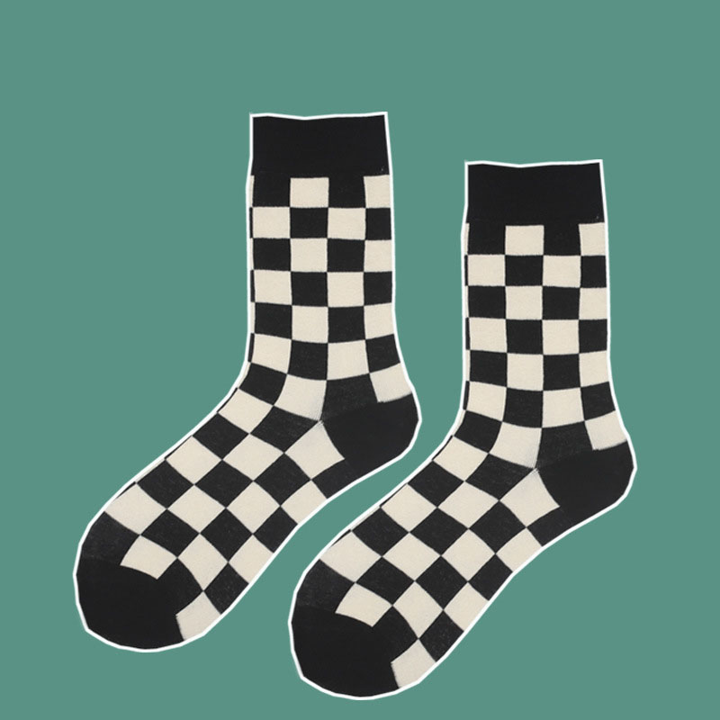 Women's Socks Black Checkerboa - Street Fashion Youtube review and price