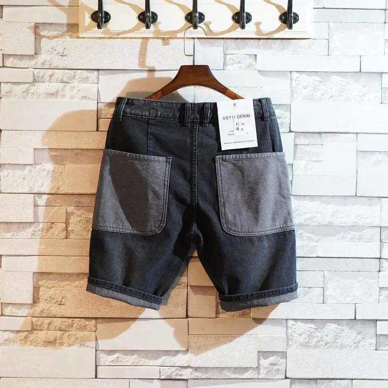 Loose Straight Short Jeans Pan - Street Fashion Jeans Men review and price