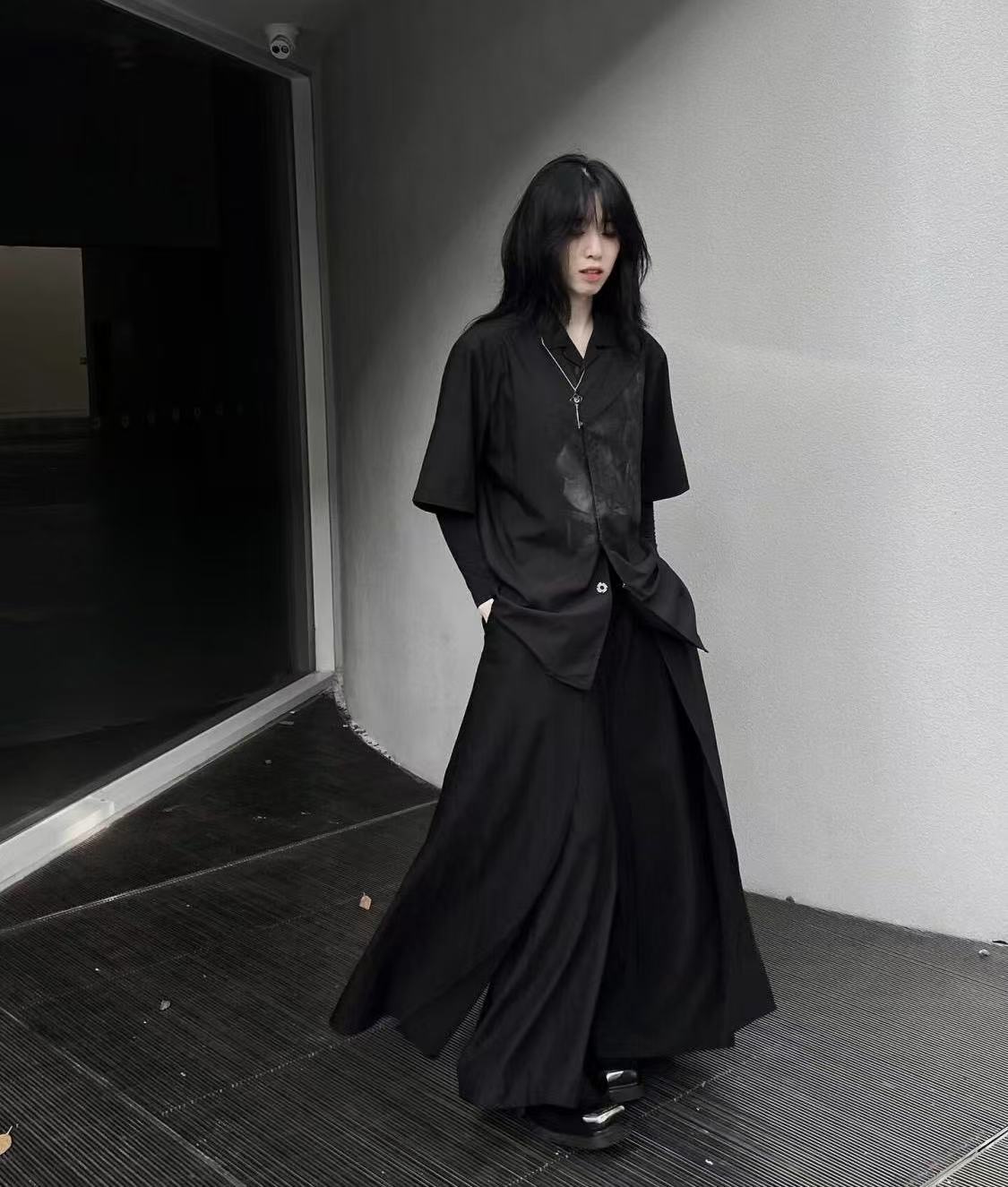 Cool Black New Chinese Style C - Street Fashion Outfit For Men review and price