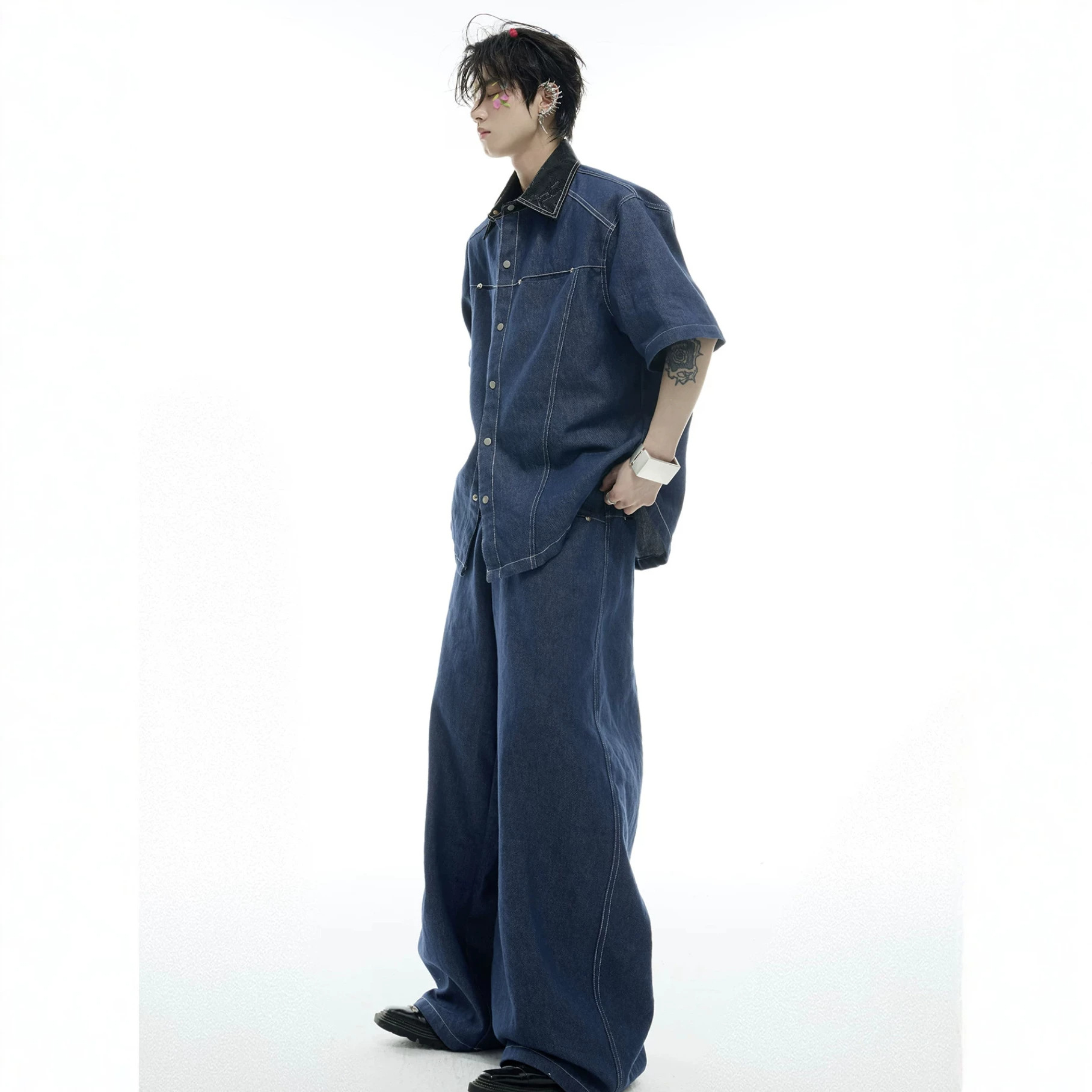 Summer Men's Denim Matching Se - Street Fashion Jeans Men review and price