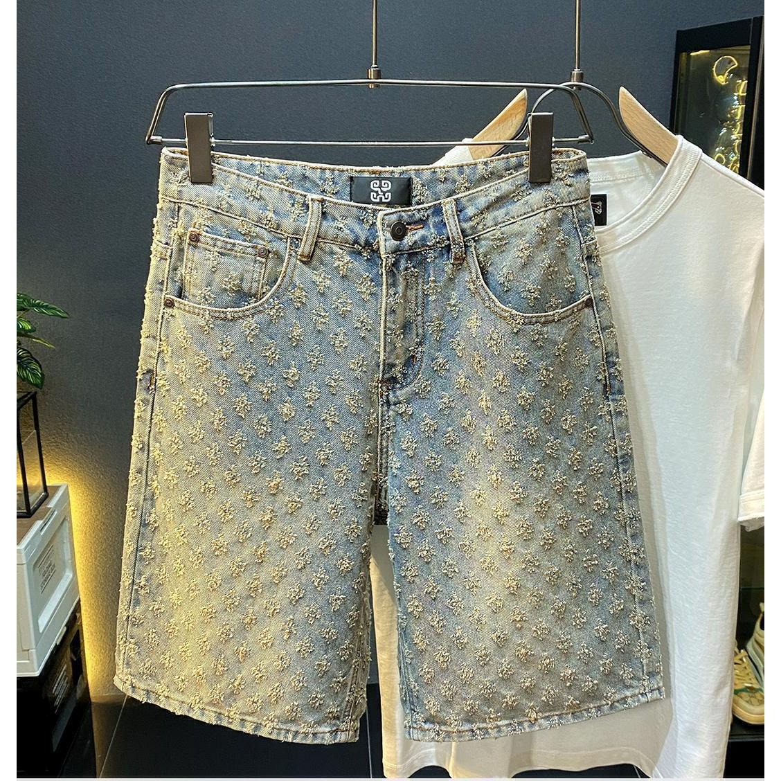 Summer High Street Denim Short - Street Fashion Jeans Men review and price