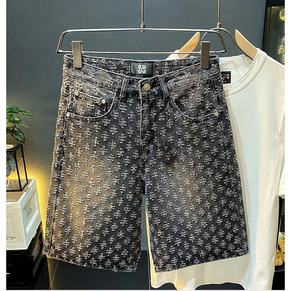 Summer High Street Denim Short - Street Fashion Jeans Men review and price