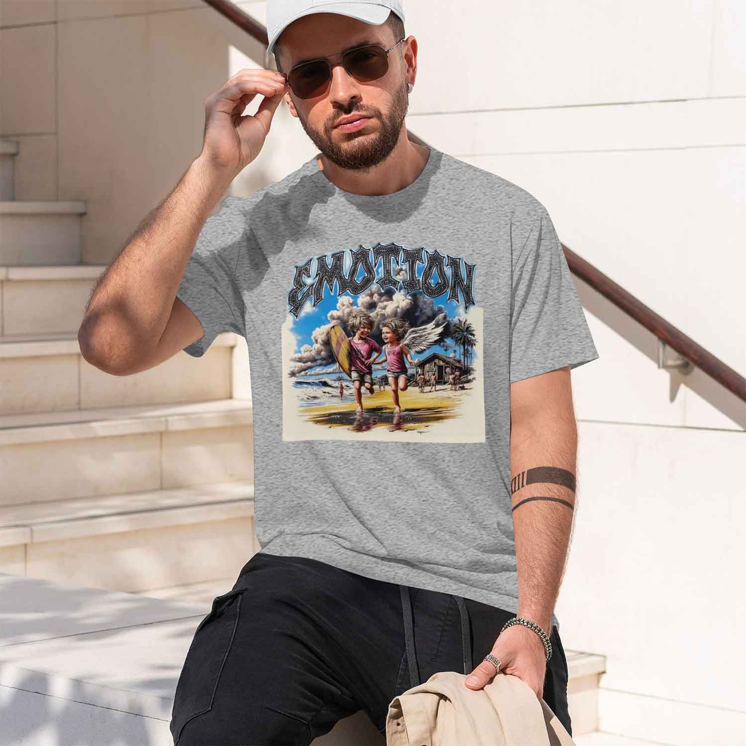 Summer New Men's T-shirt with  - Street Fashion China Models review and price