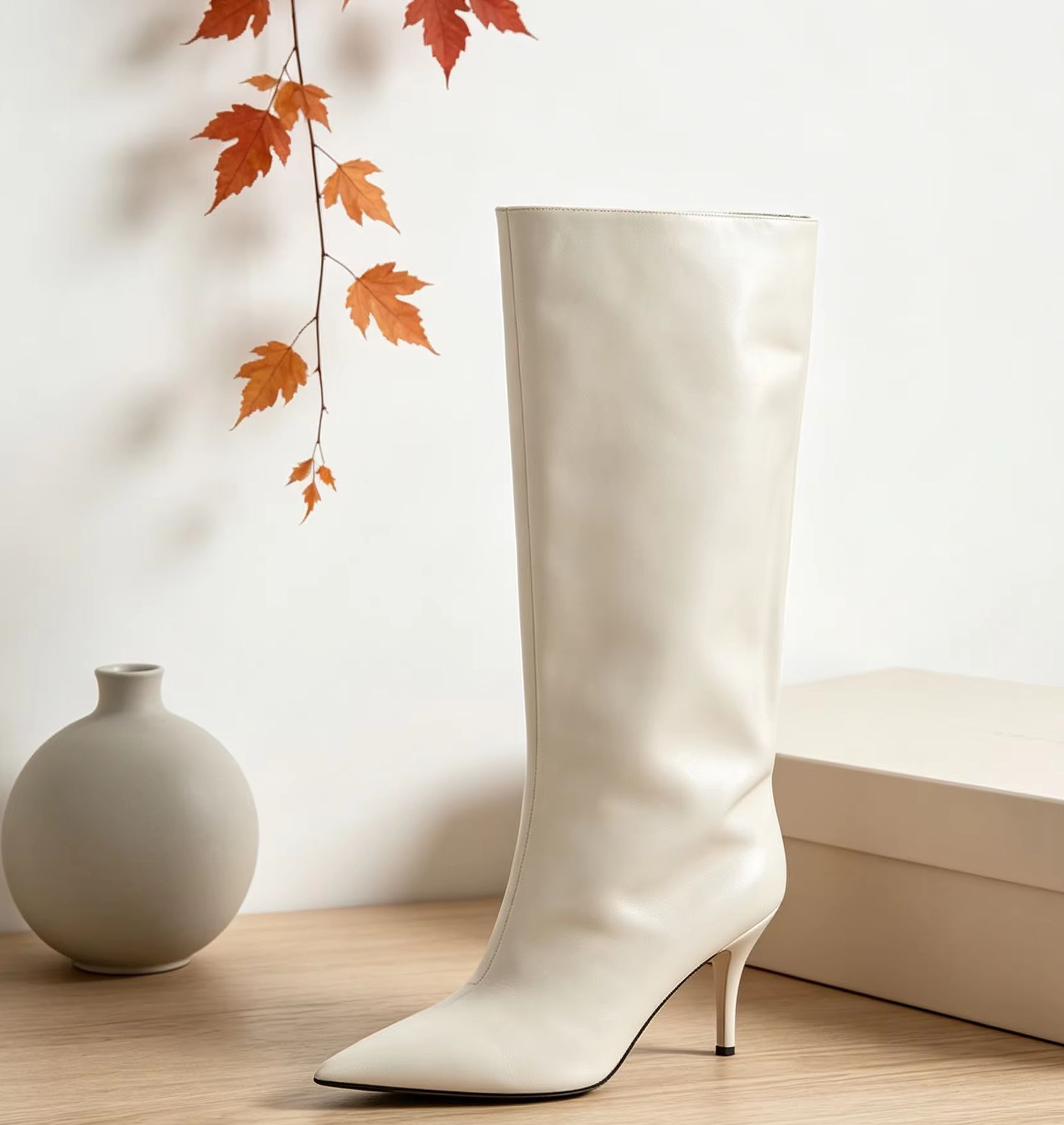 Slouch Wide Cuff Knee High Boo - Street Fashion Lady review and price