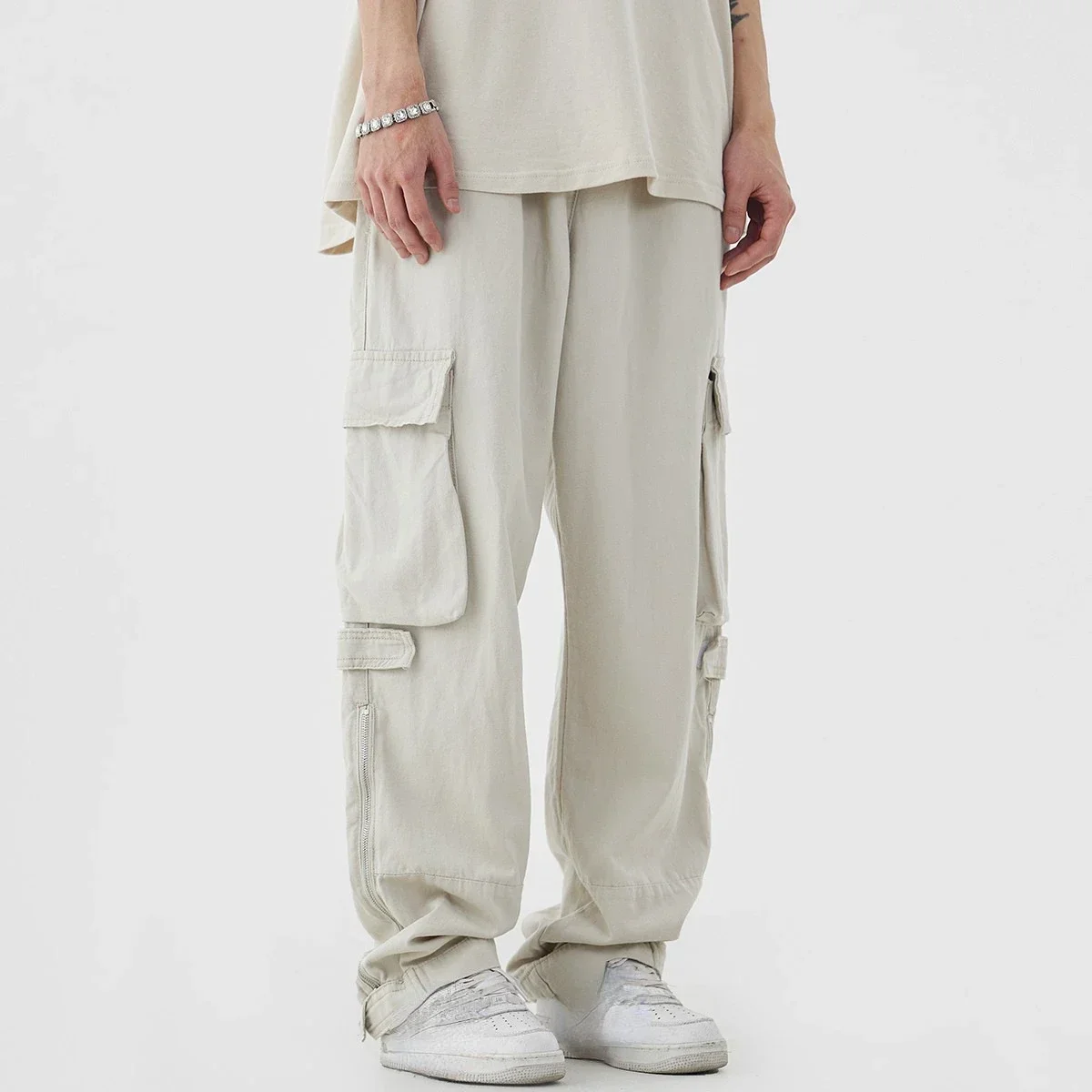 American Retro Multi-pocket Fa - Street Fashion Brand review and price