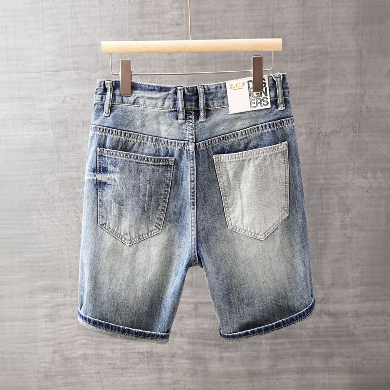 Men's Short Jeans Pants with P - Street Fashion Jeans Men review and price