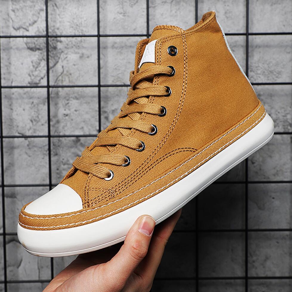 Men's High Top Canvas Shoes Ca - Street Fashion Brand review and price