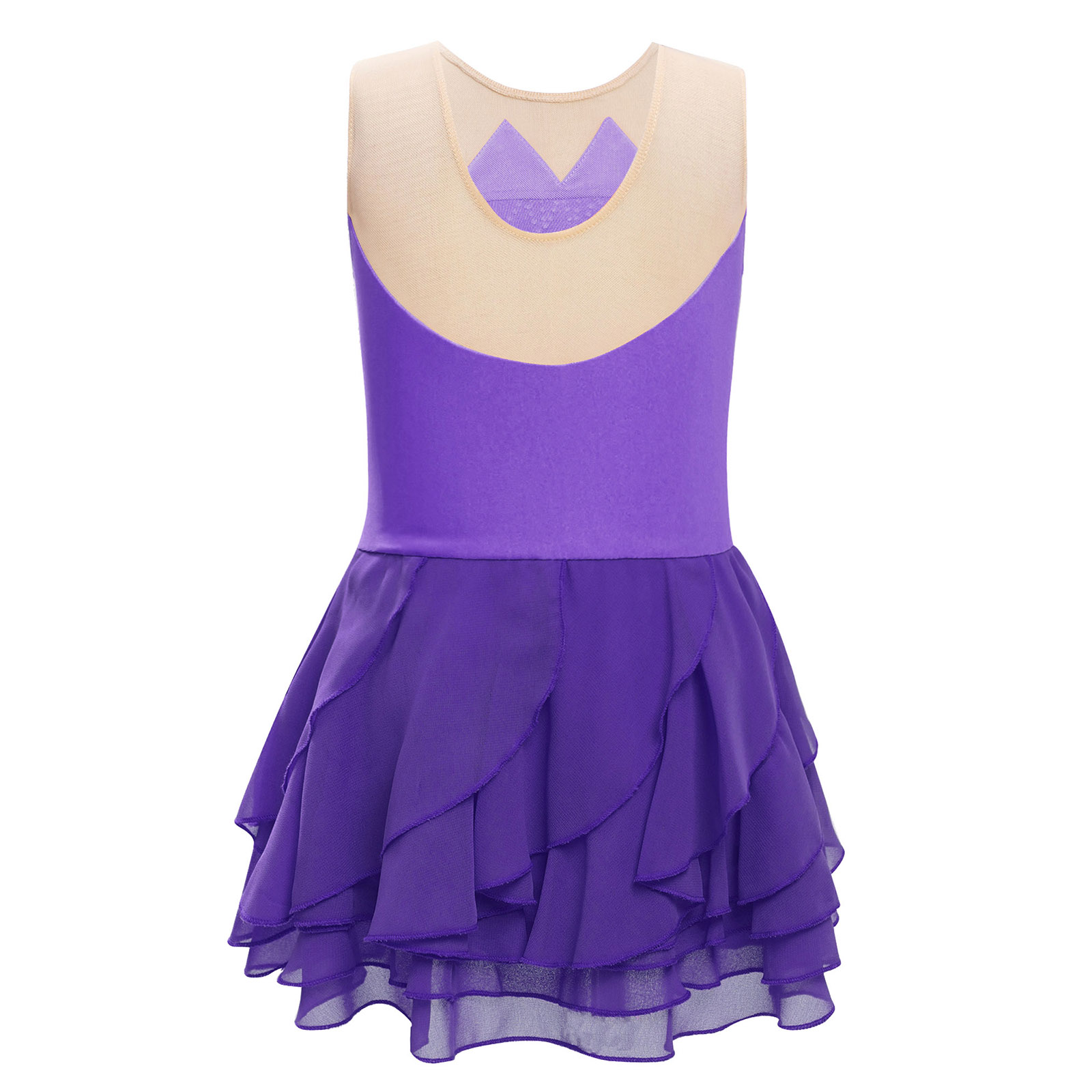 Girls Mesh Figure Skating Dres - Street Fashion Kids review and price