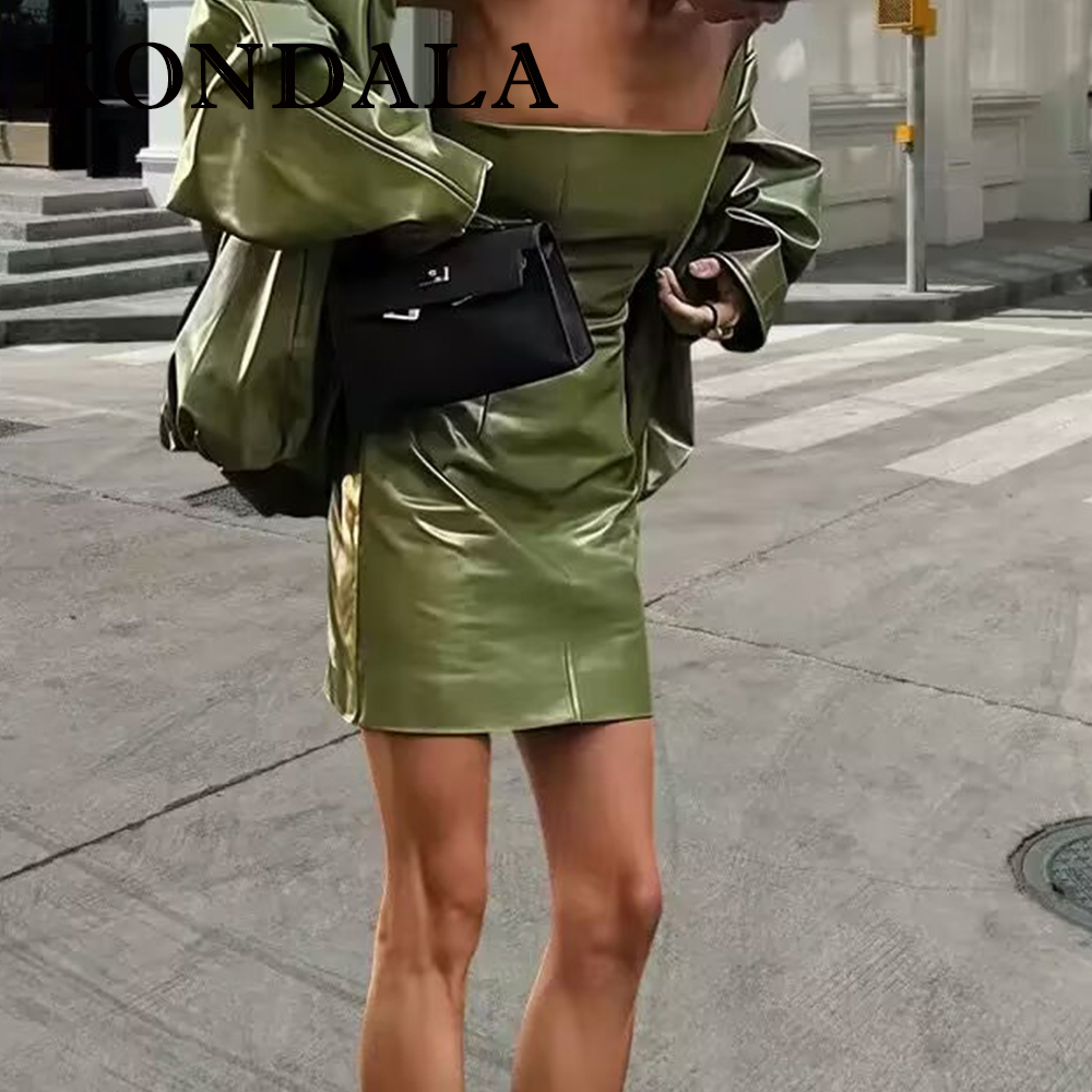 KONDALA Chic Streetwear Green  - Fashion Street Night review and price
