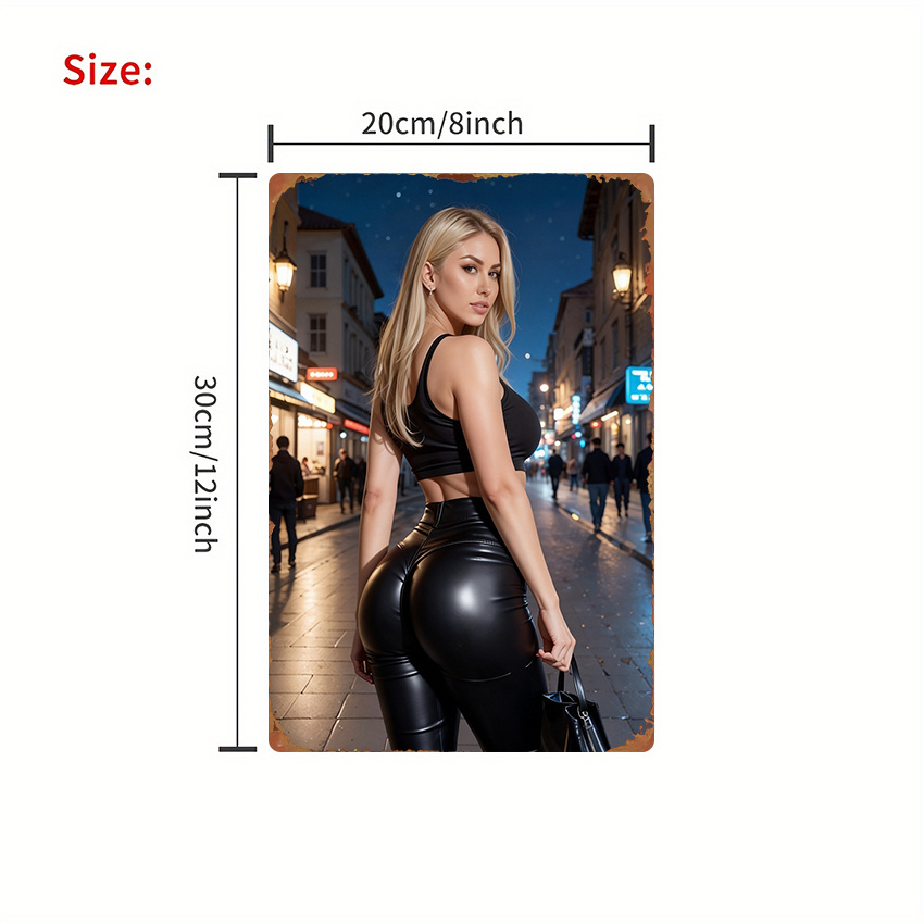 1pc Sign Featuring a Fashionab - Fashion Street Night review and price