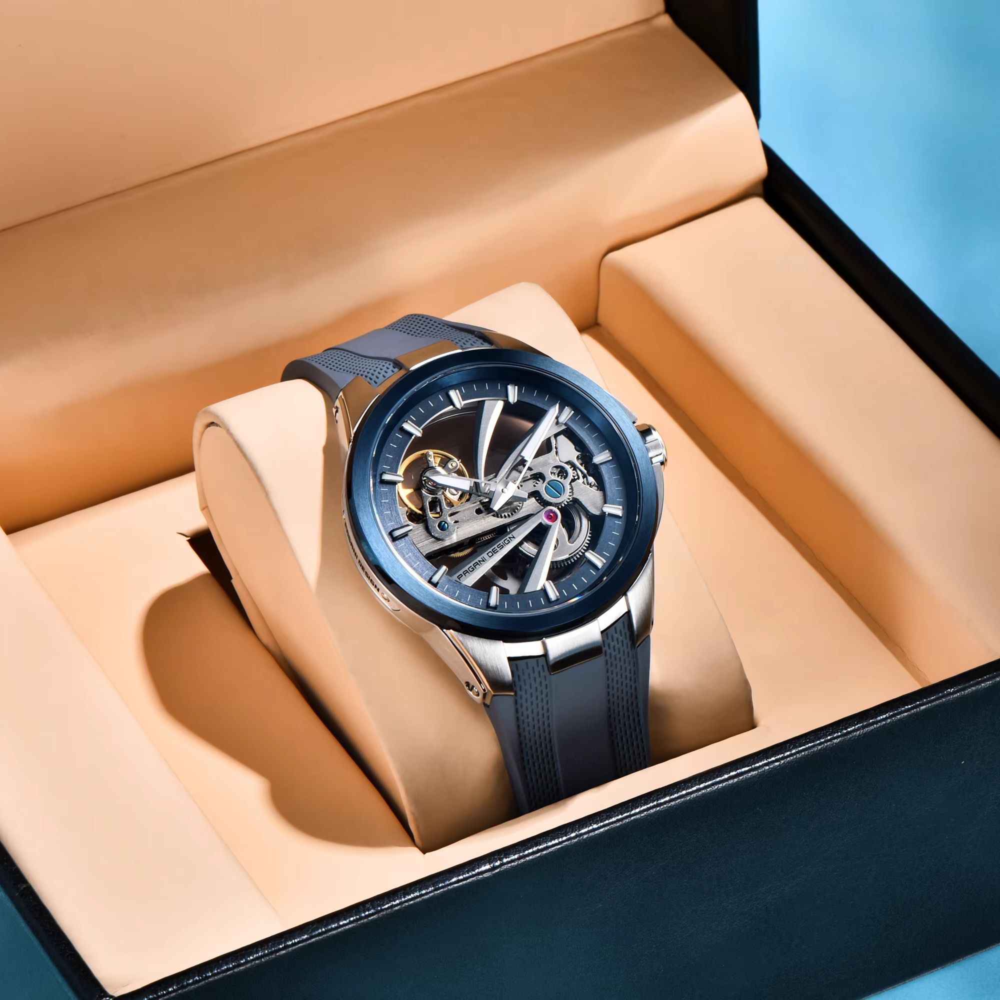 PAGANI DESIGN Men Trendy Mecha - Street Fashion Outfit For Men review and price