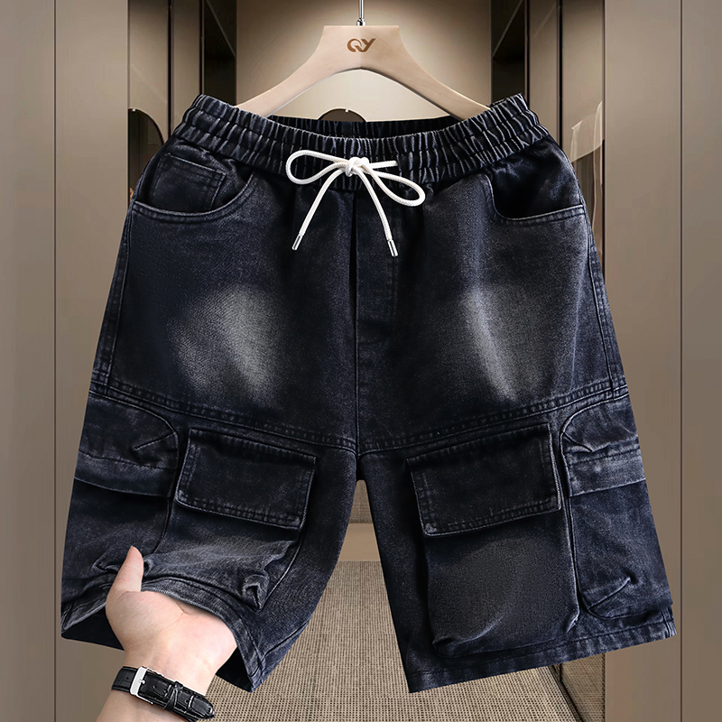 Men's Cargo Shorts New Summer  - Street Fashion Jeans Men review and price