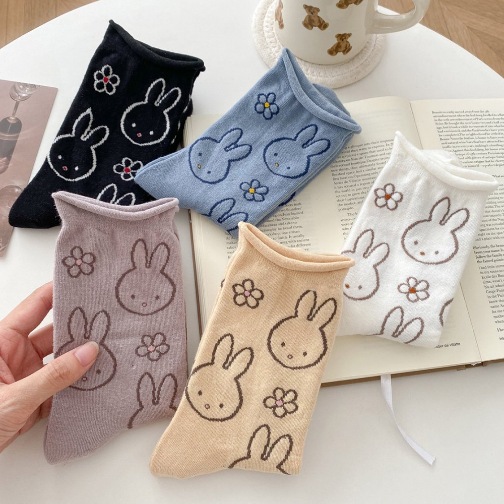 5 Pair Cute Funny Cartoon Rabb - Street Fashion Youtube review and price