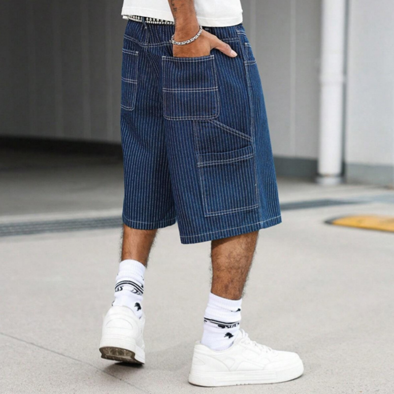 Vintage Hickory Stripe Baggy D - Street Fashion Art review and price