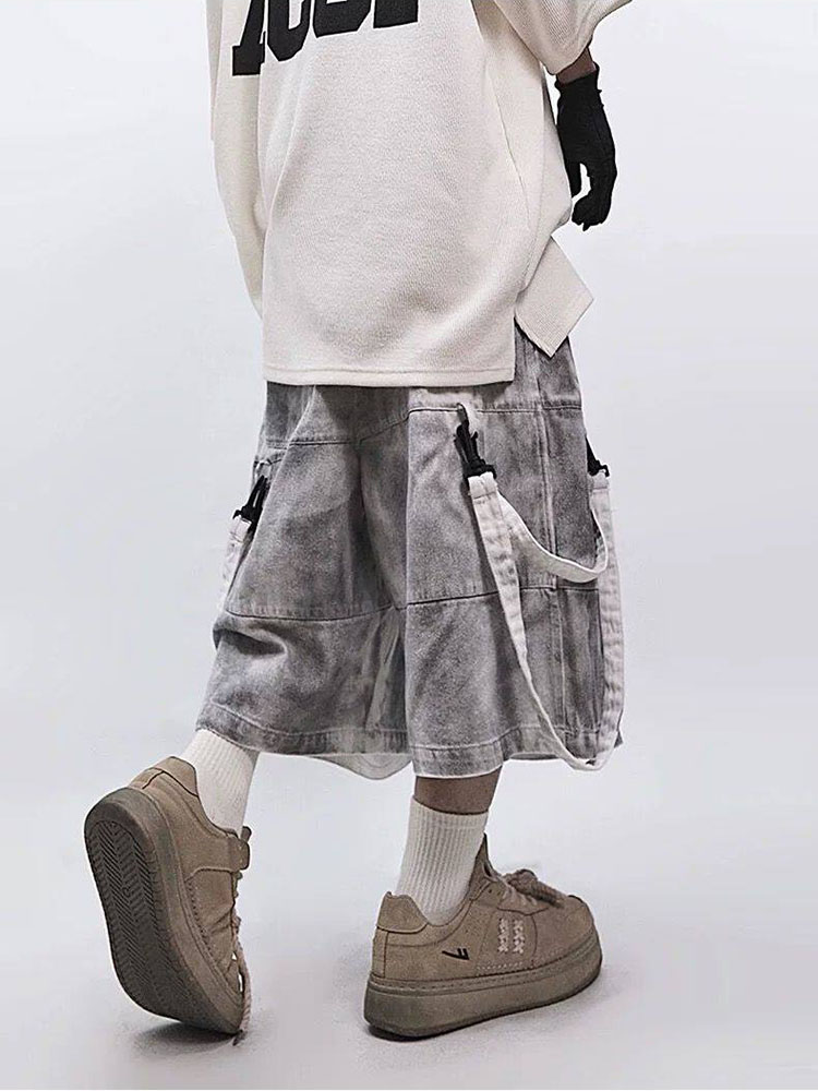 Retro Hip-hop Men's Ripped Jea - Street Fashion Jeans Men review and price